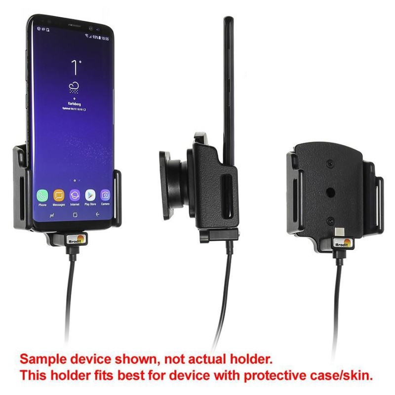 Brodit Active holder with USB-cable